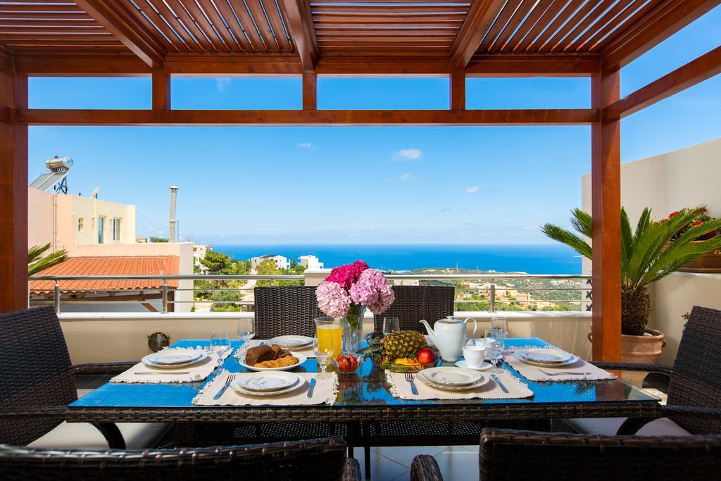 Azure Sea View Villa Rethimnon Kamer foto