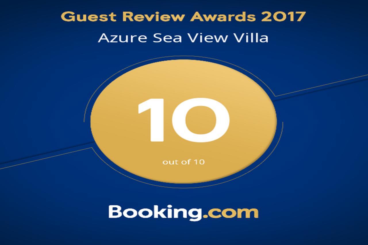 Azure Sea View Villa Rethimnon Buitenkant foto